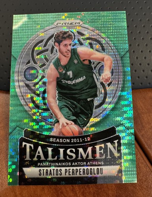 #ad Stratos Perperoglou 2024 25 Panini Prizm Euroleague #12 Green Pulsar 25 25 $30.00