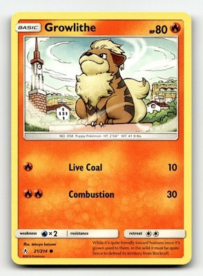 Arcanine Growlithe Pokémon Cards! Holo/Reverse holo EX V Rare Choose Your Card!