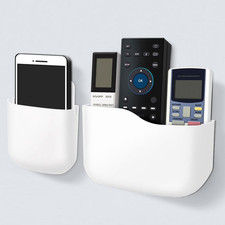 Remote Control Holder Wall Mount Set, Office Supplies Supply Organizer, Bedside