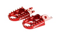 Rote Fussrasten SCAR-EVO FüR Honda CRF 150 R BIG Wheels 16/19 (KE03) 2007-22