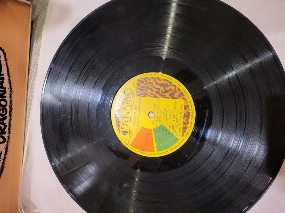 Byron Lee Tighten Up LP EX Vinyl VG+ Cover Dynamic DY3315 Jamaica Reggae 1969 - Image 4 of 4