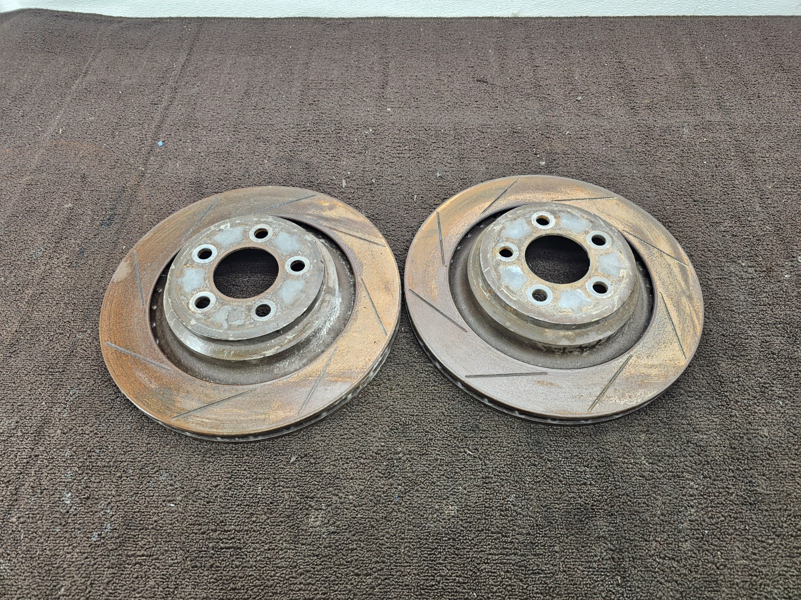 DODGE CHARGER SCAT PACK 08-20 OEM REAR WHEEL BREMBO SLOTTED BRAKE ROTOR DISC