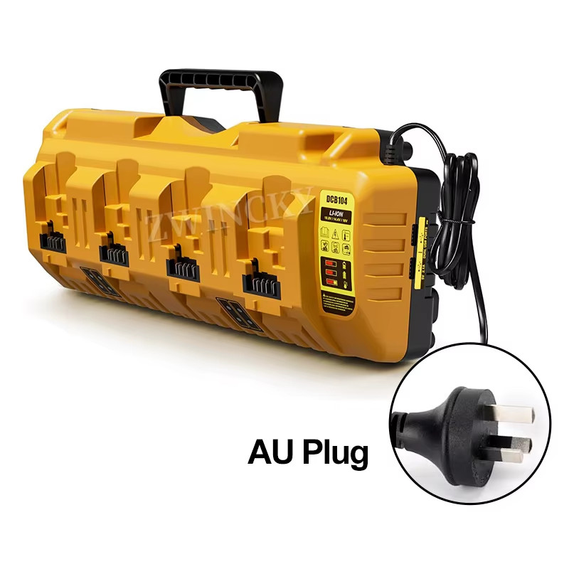 Offerta Caricatore 4 Slot per Dewalt 10.8V-12V: Multi-Ricarica Sicura