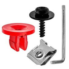 20Sets T30 Engine Splash Shield Guard Undertray Cover Screws Bolt Nut Clip Ki...