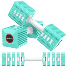 Adjustable Weight Dumbbells Set of 2, 3.4lb/5.7lb/8lb/10.3lb/12.6lb Each Hand...