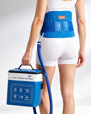 Cold Therapy Machine for Back Pain Relief 12H Large Lower Back Ice Machine