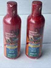 Novex Max Concentrated Liquid Brazilian Keratin 8.4oz w/Free Nail File Lot Of 2