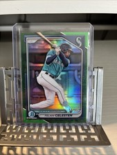 2024 BOWMAN CHROME FELNIN CELESTEN GREEN REFRACTOR #D 56/99