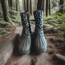 Shoedazzle “ Run Around Town “ Women’s Black Boots, Textile Inner Lining Size 7