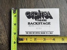 KISS Pass Debut Tour Capitol Theatre Apr27 1974 Ace Frehley B-day Vintage Aucoin