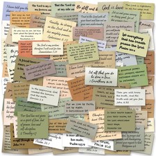 120PCS Bible Verse Stickers, No Repeat Christian Vintage Inspirational Quote ...