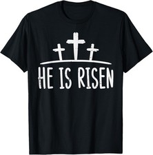 Easter Cross Religious Christian Design Easter Unisex T-Shirt