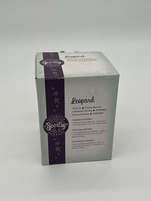 Scentsy Leopard Print Plug-in Wall Wax Warmer Night Light Leopard Retired