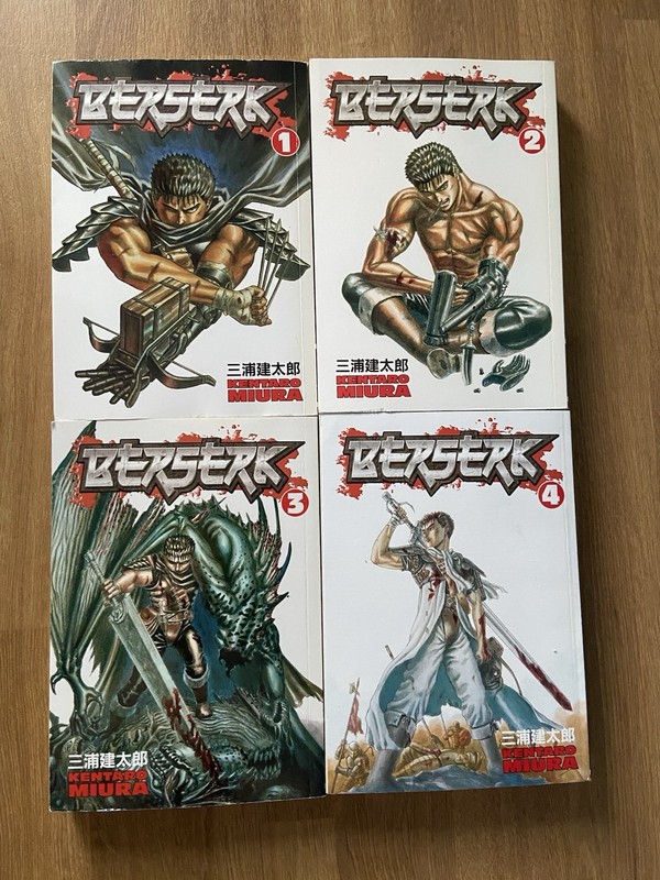 Berserk Vol1-4 English Manga Set