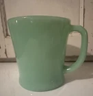 Vintage Anchor Hocking Fire-King Ware Jadeite Green Glass Mug Made In USA