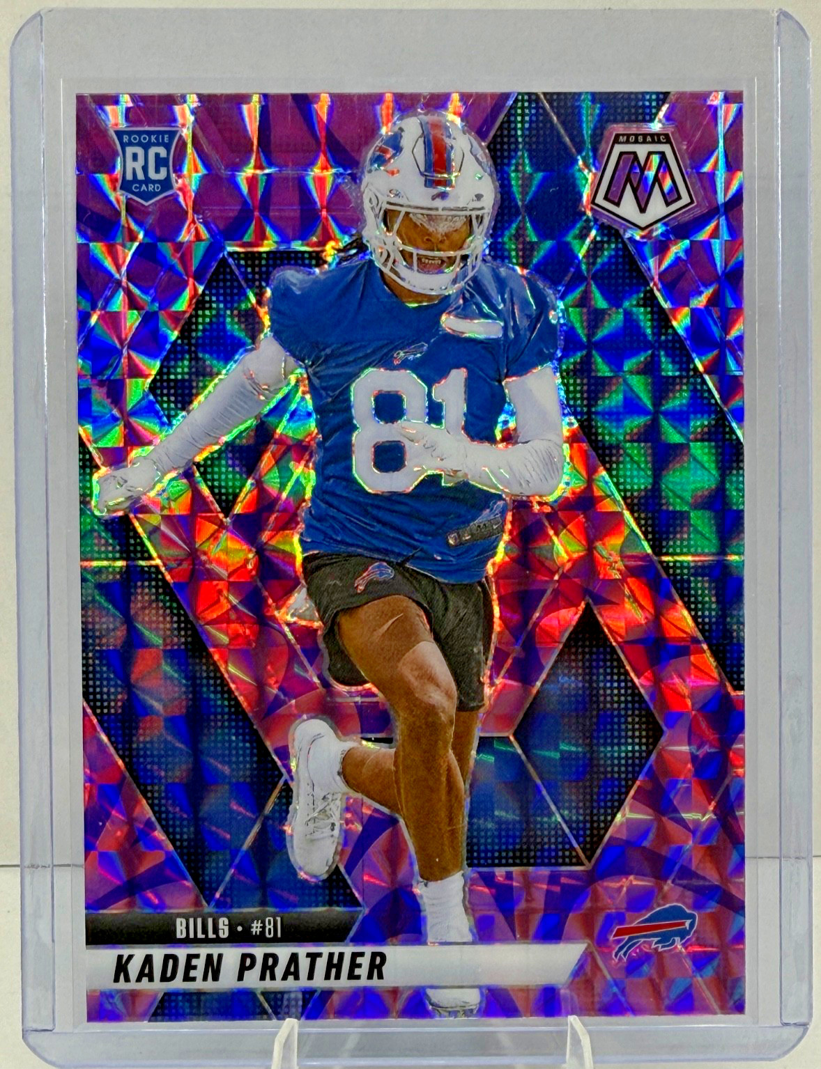 Kaden Prather Panini Mosaic #343 Reactive Purple