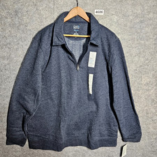 Croft  Barrow - Men's   Quarter-Zip Sweater Cotton Blend XL Brand New