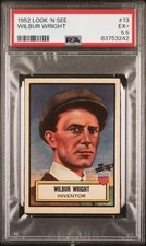 WILBUR WRIGHT 1952 Look ‘N See #13 PSA 5.5 EX+