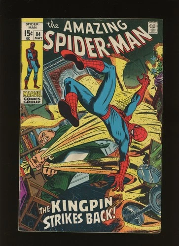 Amazing Spider-Man #84 1970 VG Romita Art Schemer and Kingpin Issue -RareCo