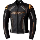 RST S1 Leather Black Grey Neon Orange