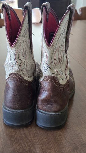 Ariat Ranchbaby II Red/White/Blue Stitched Western Boots # 10017423 - Ladies9B - Picture 7 of 15