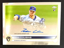 2022 Topps Chrome Baseball JAKE COUSINS On Card Autograph Rookie Card #RA-JC