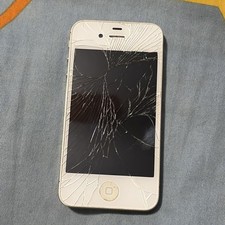 Apple iPhone 4S A1387 White Untested For Parts or Repairs Only