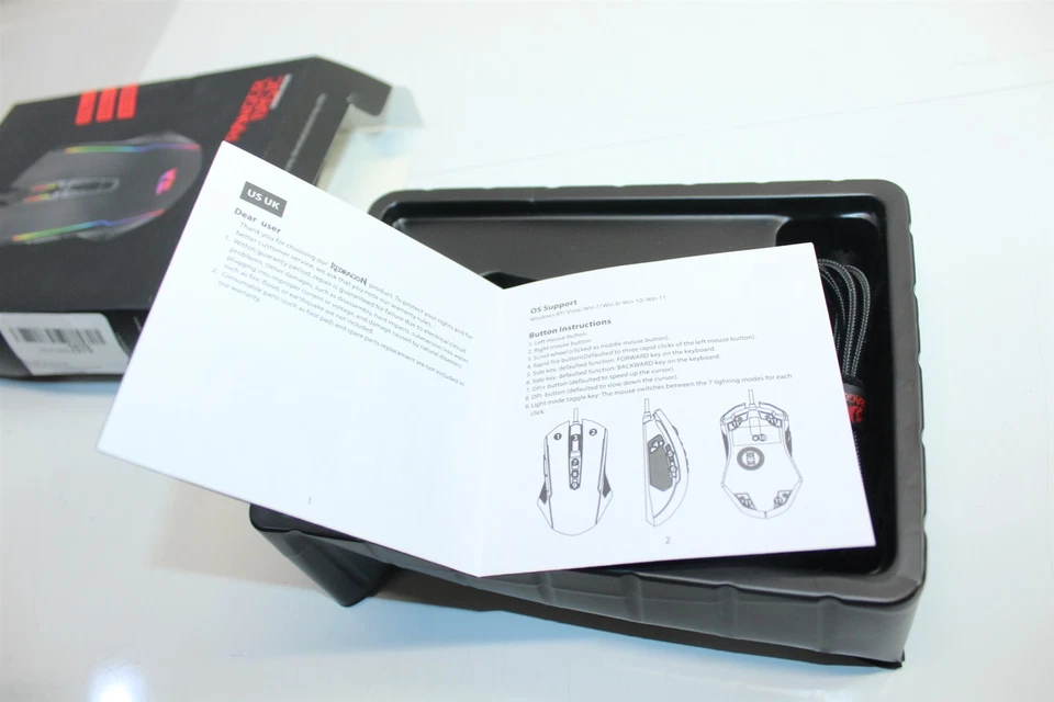 Ranger Basic Gaming Mouse Ergonomic Programmable Keys RGB Backlit Wired - Image 4 of 4