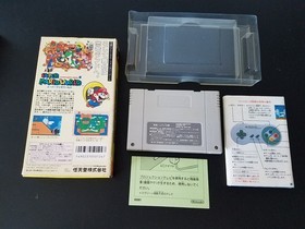 Nintendo Super Famicom SFC Super Mario World Complete CIB Import Japanese US SEL