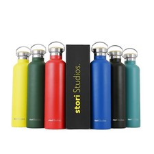 Stainless Steel Water Bottle Insulated 750ml 1L BPA Free Gym Travel Flask Stori