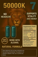 Lion 7K Platinum – 24 Capsules | Daily Energy Support