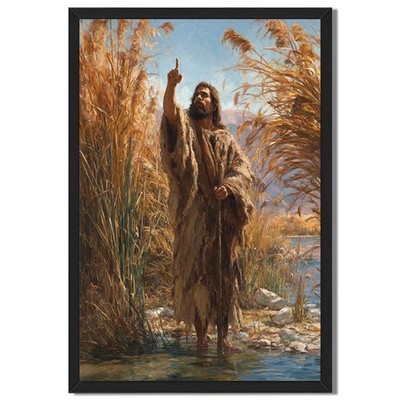 Prophet Figure by River Wall Art Canvas Oil Paintings Reproduction