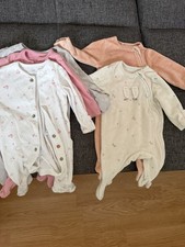 M&S Baby Sleepsuits (age-upto 1month)