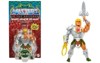 Masters of the Universe Origins Snake Men Snake Armor He-Man Actionfigur US Kart