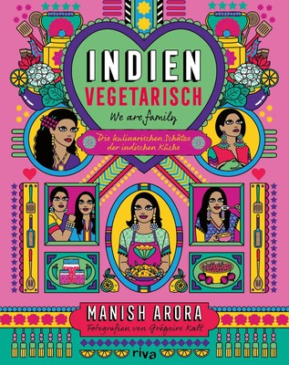 Indien vegetarisch Manish Arora Buch 192 S. Deutsch 2022 riva Verlag