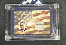 Lyndon B. Johnson 2025 A Word From POTUS 141/649 Historic Relic Card
