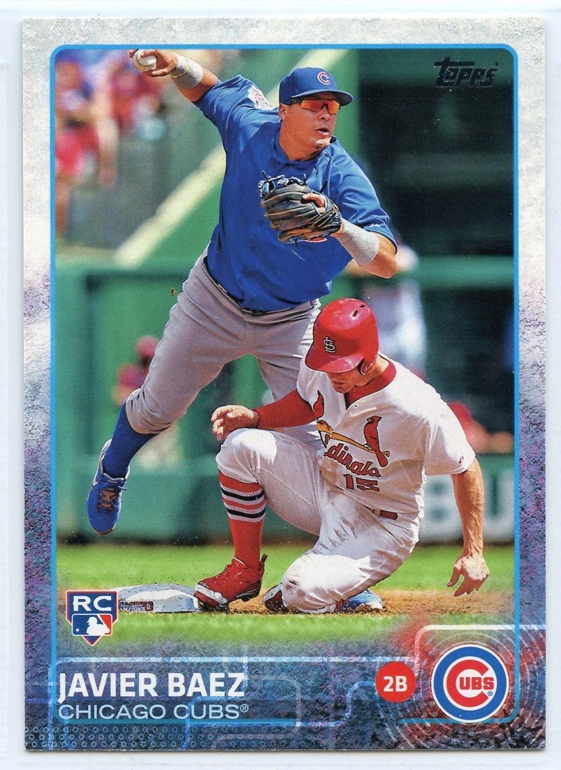 2015 Topps Baseball Rookie Card - #315 - Javier Baez - Chicago Cubs