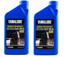 Yamaha Yamalube Marine 4M Mineral 4-Stroke Outboard Engine Oil - 2 Quarts
