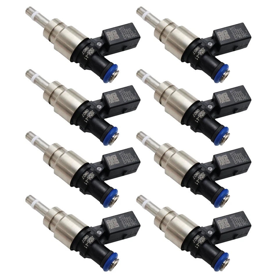 8PCS Fuel Injectors For 2007-2010 VW Audi Q7 S5 A6 A8 Quattro 4.2L 079906036C Foto 2 de 4
