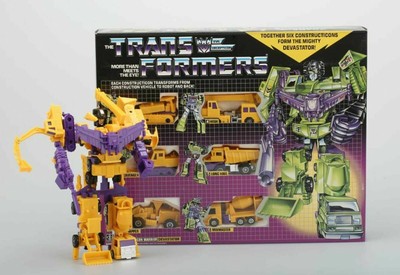 Transformers G1 Reissue Yellow Devastator Decepticons Gift
