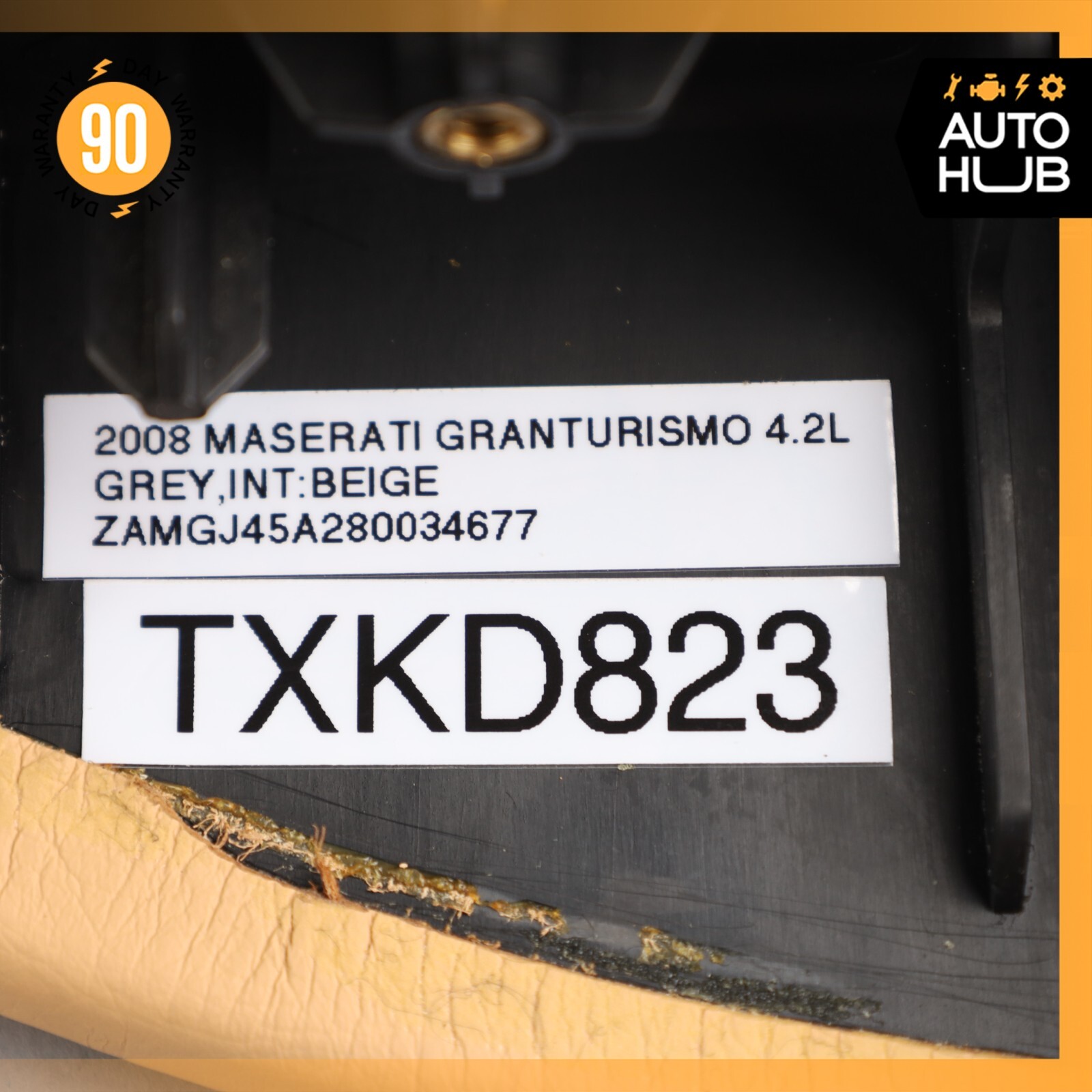 08-17 Maserati Granturismo M145 Rear Left Interior Door Panel Armrest OEM