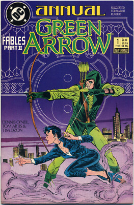 GREEN ARROW ANNUAL #1 (DC 1988) NEAR MINT FIRST PRINT WHITE PAGES