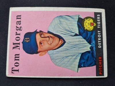 1958 Topps Baseball Card # 365 Tom Morgan - Detroit Tigers (VG)