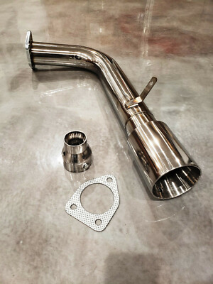 Evo 8 9 3'' Stainless Muffler Exhaust Pipe 4g63 FOR Mitsubishi Tip