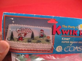 Super Mario Bros. Nintendo NES Era Kwik Kit Cake Decorating Set by Coast *NEW*