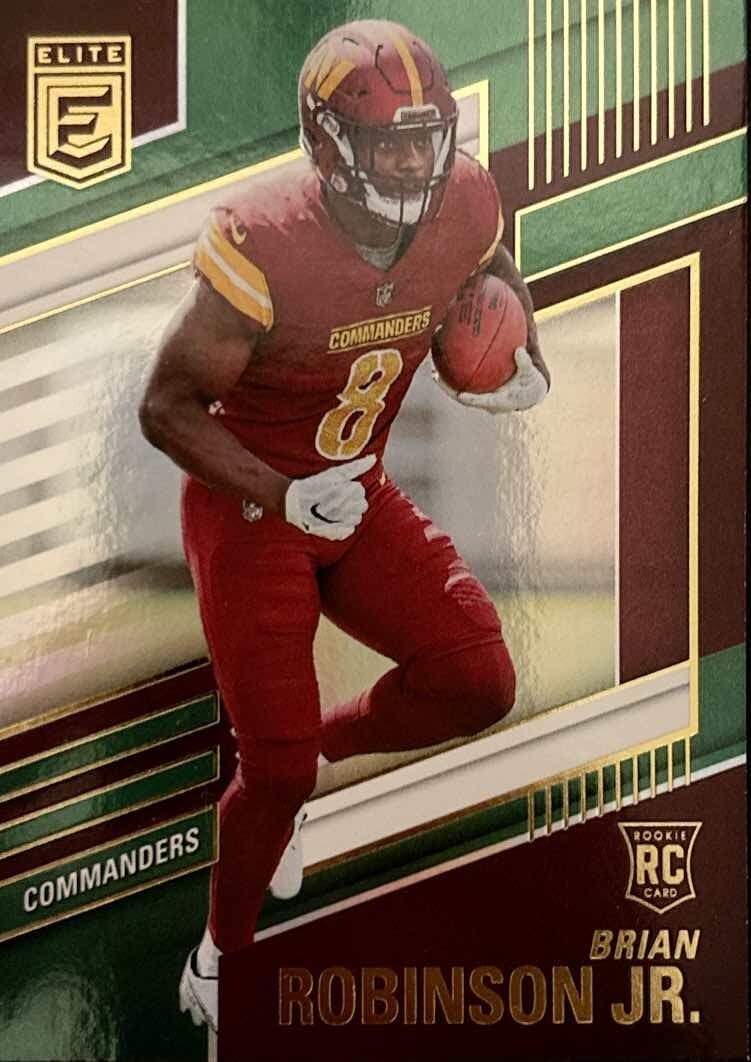 2022 Panini Donruss Elite - Rookies Green #112 Brian Robinson Jr. (RC)