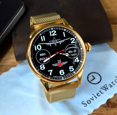 Raketa Kämpfer Vintage Herren Armbanduhr USSR Sowjetisch Selten Geschenk For Men