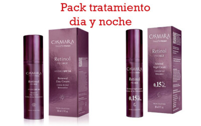 Tratamiento_Pack Retinol Casmara_Hydro SPF 50+Renewal 0,15%