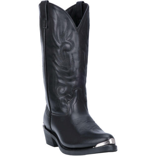 Dan Post Black Kangaroo Boots, 9EW Wide, Rare Leather, Men's Dan Post Black Kangaroo Boots, 9EW Wide, Rare Leather, Men's
