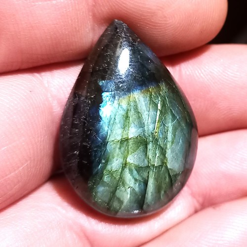 Cabochon Labradorit  Labradorite Mondstein M40 Spektrolit Fantasie Kreativität